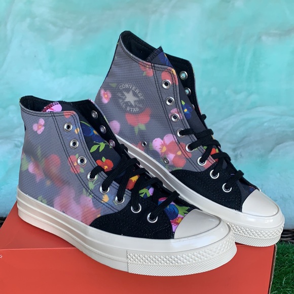 CONVERSE CHUCK 70 HI BLACK/EGRET/EGRET WMNS - Picture 2 of 16